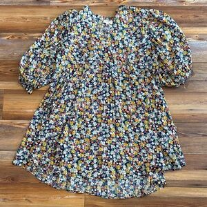 Umgee Multicolor Floral Babydoll Dress